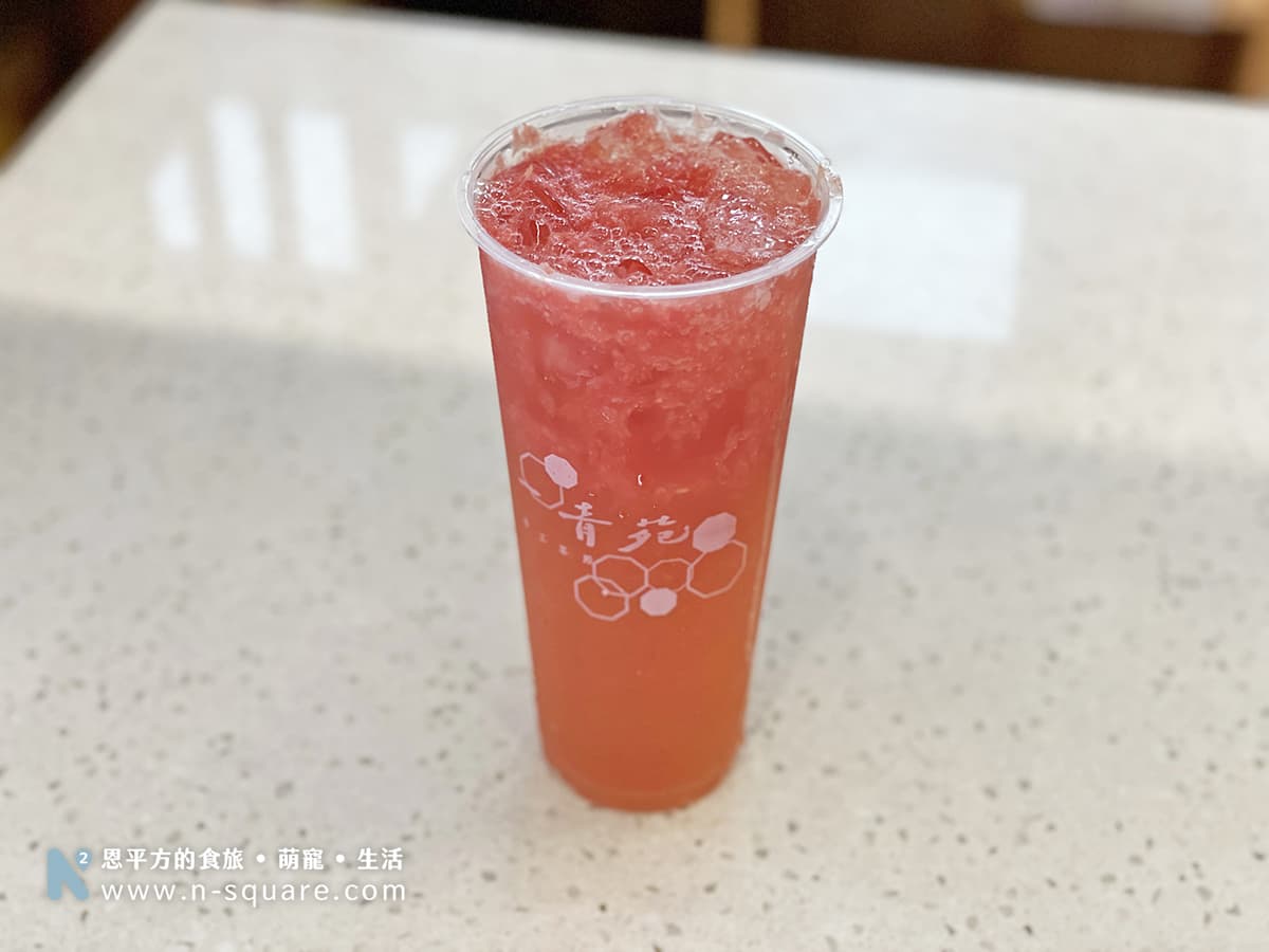 柚香翡翠綠 L杯 (半糖、少冰) $60